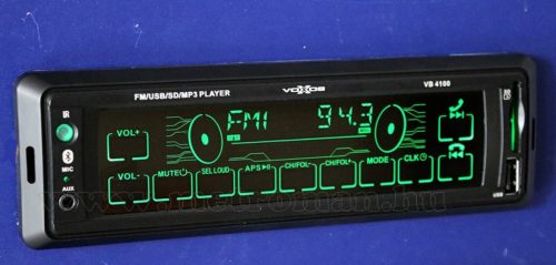 USB / SD MP3 Bluetooth érintőképernyős autórádió VoxBox VB 4100 BT