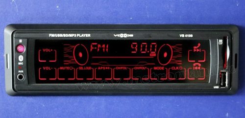 USB / SD MP3 Bluetooth érintőképernyős autórádió VoxBox VB 4100 BT