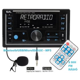   2 DIN Bluetooth USB/SD SMART autórádió Multimédia lejátszó VB5500