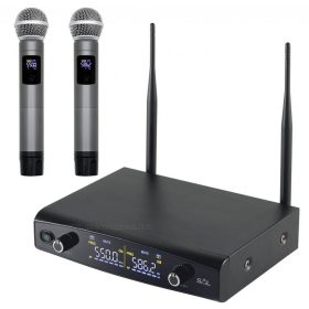 Vezeték nélküli mikrofon 2 db mikrofonnal MVN 600