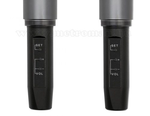 Vezeték nélküli mikrofon 2 db mikrofonnal MVN 600