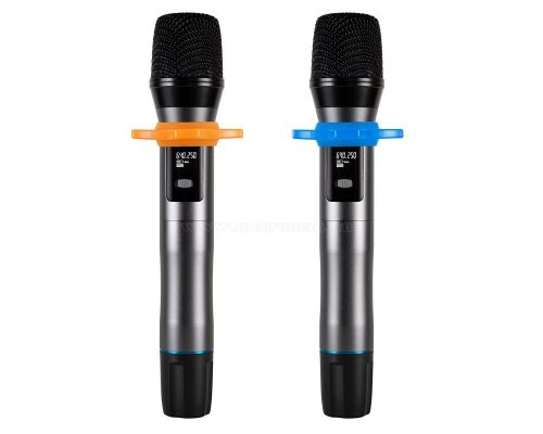 Vezeték nélküli mikrofon 2 db kézi mikrofonnal MVN 910