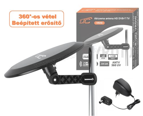 Autó lakókocsi lakóautó és kemping DVB-T TV antenna MVR010