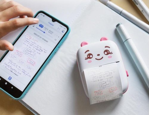 Miniprint hordozható mini nyomtató, Bluetooth nyomtató telefonhoz MW1C28BT