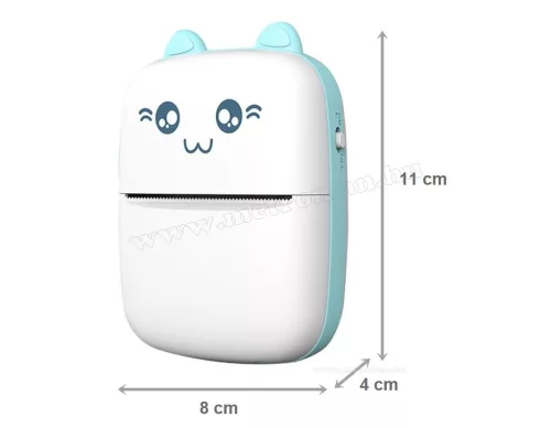 Miniprint hordozható mini nyomtató, Bluetooth nyomtató telefonhoz MW1C28BT