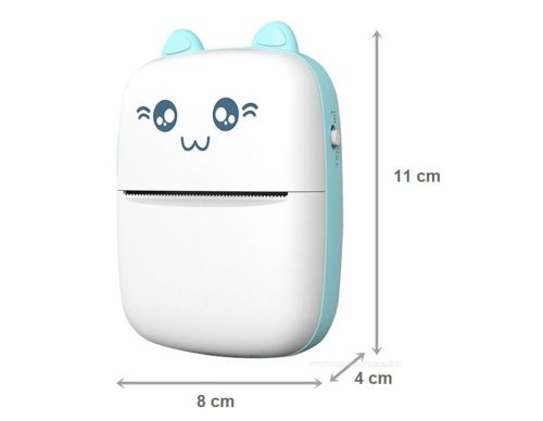 Miniprint hordozható mini nyomtató, Bluetooth nyomtató telefonhoz MW1C28BT