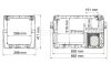 Dometic CoolFreeze CFX-35W, 35 literes hűtőláda
