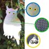 Fényvisszaverős Bagoly alakú hologram madárriasztó, galamb seregély riasztó  