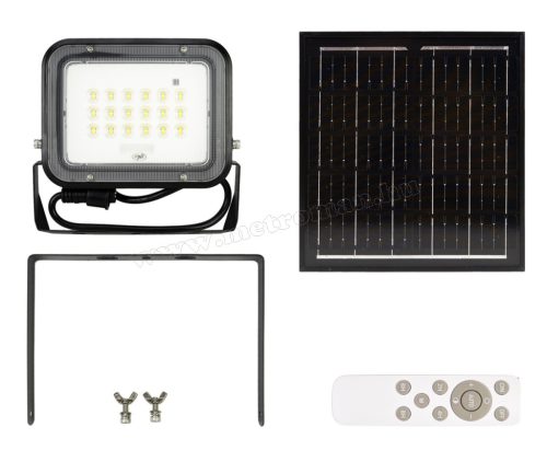 Napelemes reflektor, kültéri LED reflektor GreenHouse WS50 PRO 50W