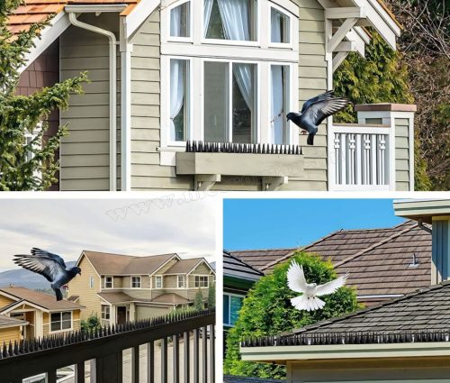 Madár tüske, Galambriasztó tüske Fehér 8 darabos készlet MX3280WH