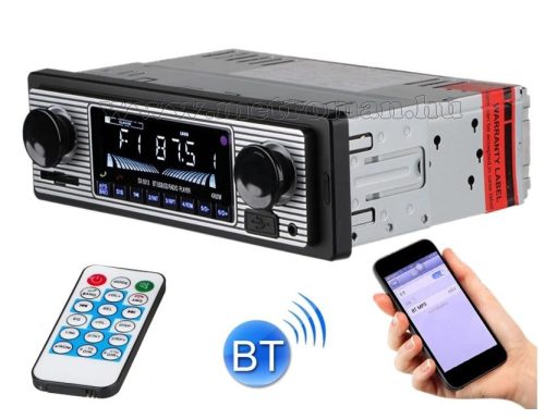 Retro autórádió USB/SD Bluetooth MP3 lejátszóval MX-5513BT 