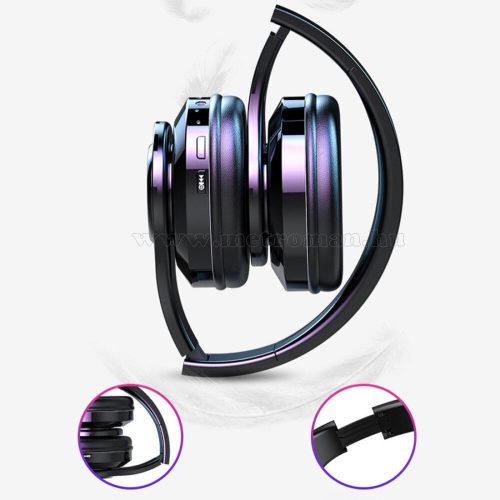 Bluetooth fejhallgató SD MP3 lejátszóval és FM rádióval  MX-B39BT