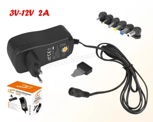 Univerzális hálózati adapter Tápegység 3-12V 2 Amper MXG287