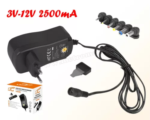Univerzális hálózati adapter Tápegység 3-12V 2500 mA MXG288