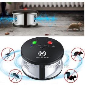   Elektromos ultrahangos és nyomás hullám nyest, patkány, egér riasztó MY-022-3D
