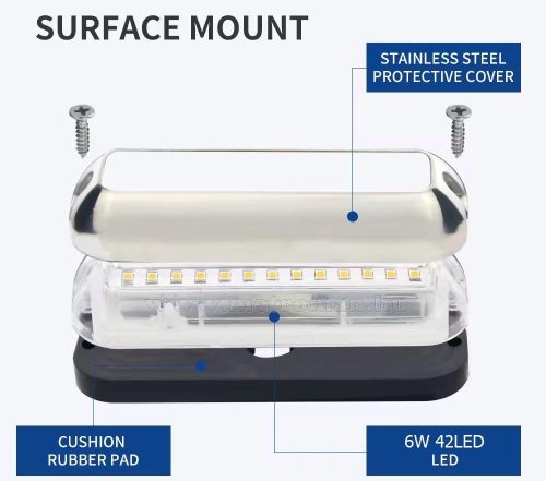 Vízálló hajó LED lámpa MYACHT-042LED Fehér