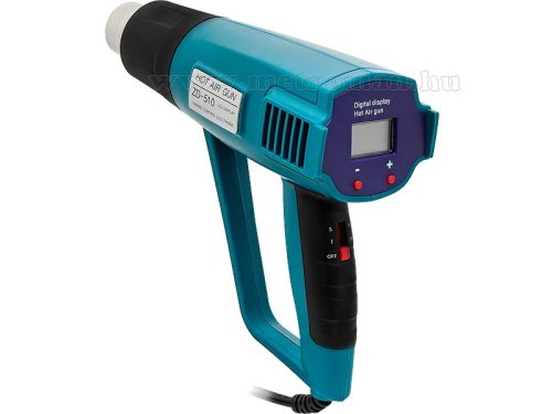 Hőlégfúvó, műanyaghegesztő, digitális hőmérséklet szabályozással ZD-510 LCD
