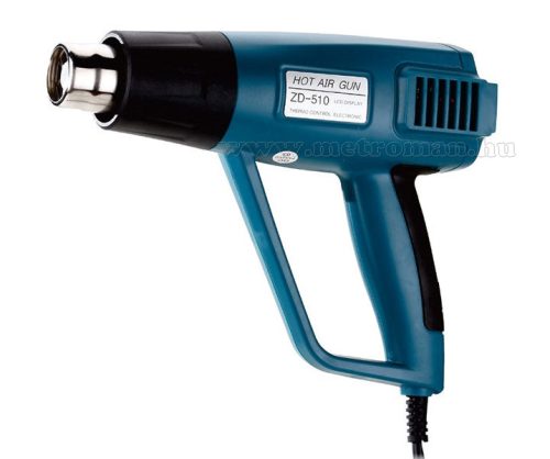 Hőlégfúvó, műanyaghegesztő, digitális hőmérséklet szabályozással ZD-510 LCD