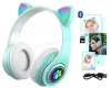Vezeték nélküli Bluetooth fejhallgató cicafüles kék MZS7DRGB