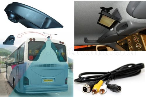 Mercedes Sprinter, VW Crafter tolatókamera szett, 7" LCD monitorral