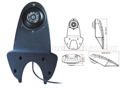 Mercedes Sprinter, VW Crafter tolatókamera szett, 7" LCD monitorral