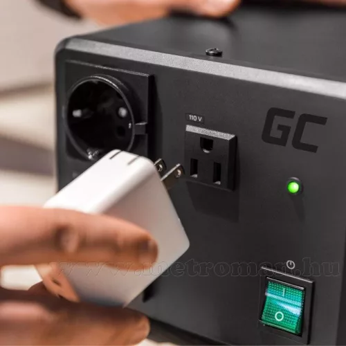 Feszültség átalakító konverter 230V/110V 1600/2000W GreenCell NV03-110V