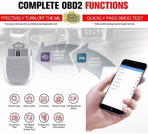 Autel AP200 OBD2 hibakód olvasó és törlő autódiagnosztikai interface