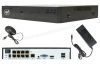 Nagy felbontású 8 kamerás biztonsági IP megfigyelő kamera rendszer PNI IP716J+8XIP515J POE