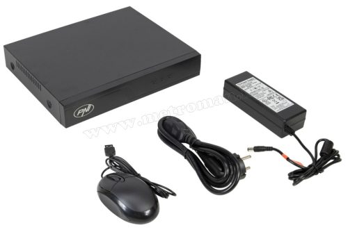 Nagy felbontású 8 kamerás biztonsági IP megfigyelő kamera rendszer PNI IP716J+8XIP515J POE