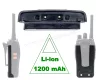 Walkie Talkie PMR rádió akkumulátor PB-R20