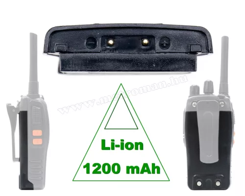 Walkie Talkie PMR rádió akkumulátor PB-R20