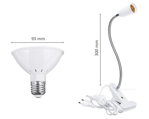 Növény nevelő LED lámpa piros-kék PG08GROWLIGHT