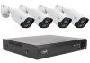 Nagy felbontású 4 kamerás  biztonsági IP megfigyelő kamera rendszer PNI716-IP125-4X5MP