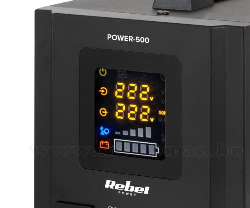Szinusz inverter és UPS szünetmentes tápegység SINUS POWER-500