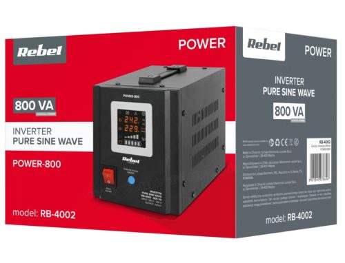 Szinusz inverter és UPS szünetmentes tápegység SINUS POWER-800