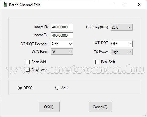 Rádió Adó-Vevő programozó készlet PNI R40 PRO PMR rádiókhoz