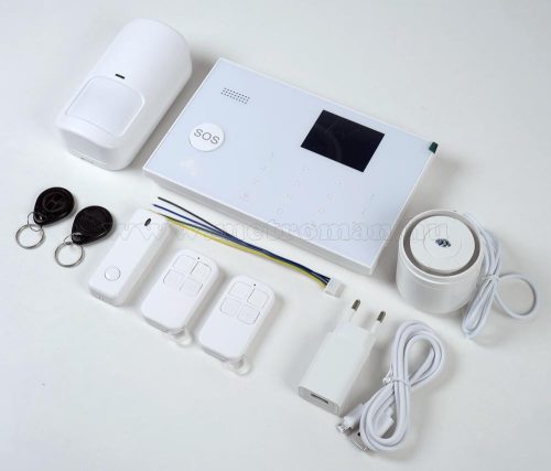 Vezeték nélküli WIFI/4G GSM okos riasztó rendszer Safe House PT700-4G/WIFI TuyaSmart