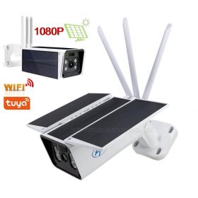   Vezeték nélküli Napelemes Wifi IP kültéri megfigyelőkamera SafeHome PT950-Solar TuyaSmart