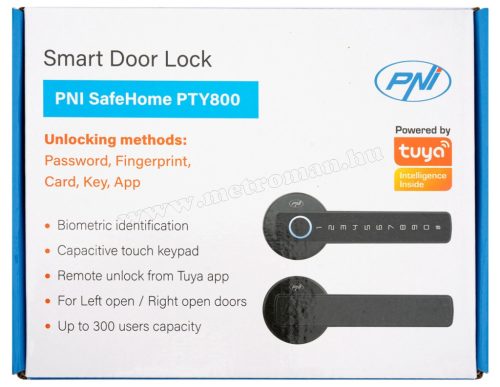 Okoskilincs Okoszár SafeHome PTY800-BT TuyaSmart