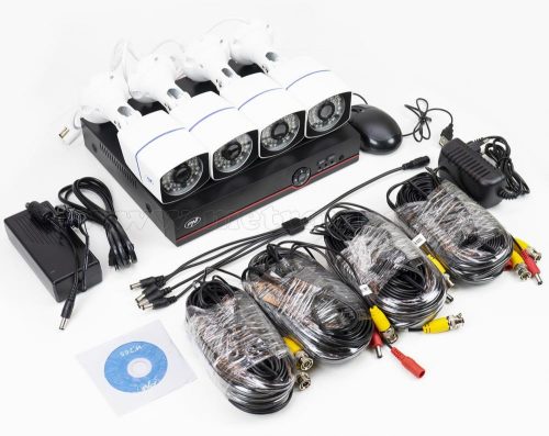 Nagy felbontású 4 kamerás AHD biztonsági megfigyelő kamera rendszer PNI-PTZ1500-5MP