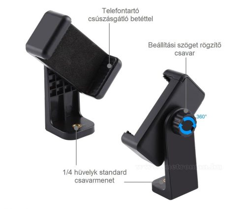 Asztali telefontartó állvány kamera állvány PULUZ PU390