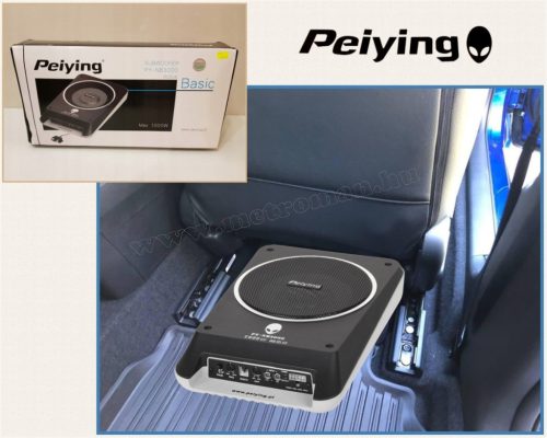 Aktív mélyláda autóba Ülés alatti mélynyomó Peiying PY-NB3000