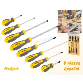 8 részes csavarhúzó készlet Rebel RB1100