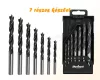 7 részes fafúró készlet Rebel RB1123
