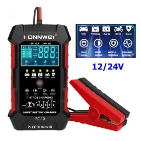   Automata Intelligens akkumulátor töltő, csepptöltő és regeneráló Konnwei RC-10 12V/24V