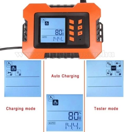 Intelligens automata akkumulátor töltő és csepptöltő PNI C130-6/12/24V Li/AGM