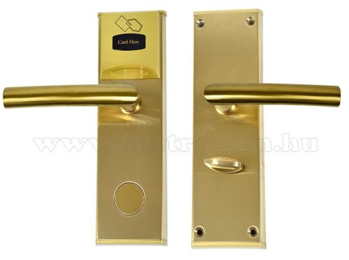 Kártyás Panzió Hotel beléptető rendszer, ajtózár Balos RFID-CH2000-L-G