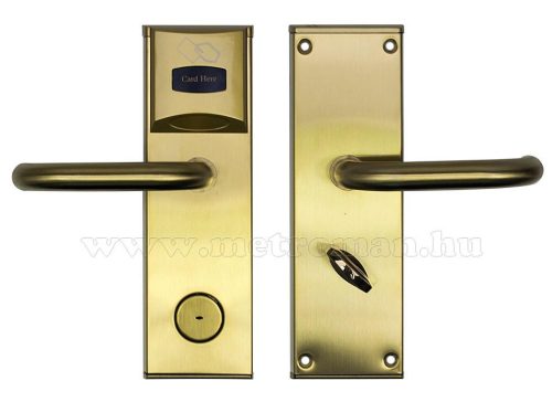 Kártyás Panzió Hotel beléptető rendszer, ajtózár Balos RFID-CH2000-L-G