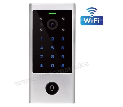 Android, iOS Okos IP Wifi kaputelefon és kártyás beléptető RFID-V1-WIFI TuyaSmart