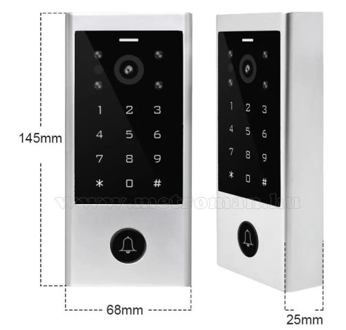 Android, iOS Okos IP Wifi kaputelefon és kártyás beléptető RFID-V1-WIFI TuyaSmart